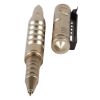 Tactical Silver Pull Cap, Glass Breaker Tip Pen with Refill