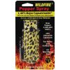 Wildfire 1.4% MC 1/2 oz pepper spray fashion leatherette holster and quick release keychain cheetah black/yellow
