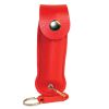 Wildfire 1.4% MC 1/2 oz pepper spray leatherette holster and quick release keychain red