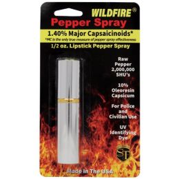 WildFire 1.4% MC Lipstick Pepper Spray Silver