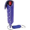 Wildfire 1.4% MC 1/2 oz with rhinestone leatherette holster blue and quick release keychain