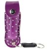 Wildfire 1.4% MC 1/2 oz with rhinestone leatherette holster purple and quick release keychain