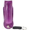 Wildfire 1.4% MC 1/2 oz with rhinestone leatherette holster purple and quick release keychain